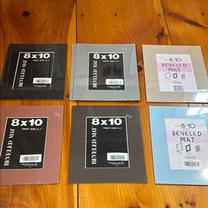 New! Size 8" x 10" 8x10 Beveled Mat Photo Frame Rectangular Art
